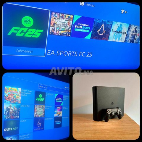 Ps4 slim1TB 20 jeux pack offline