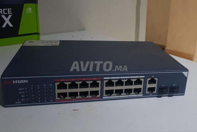 HKVISION switch 16-Ports 2-SFP Gigabit (Non-PoE)