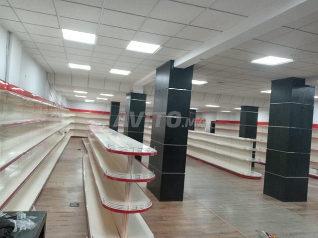 rayonnage super marche 