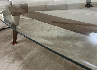 Table basse noyer massif