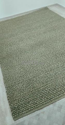 Tapis de luxe neuf en laine bouclé fait à main 3D - 2