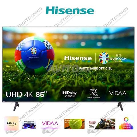 Hisense 85 SMART TV 4K Ultra HD VIDAA - Série A6NT
