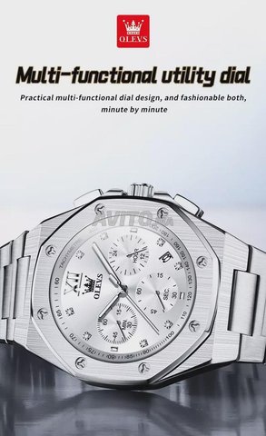 montre olevs original chronographe 