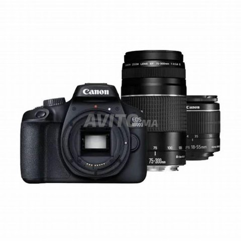 Camera Canon EOS 4000D avec Lens EF-S 18-55mm