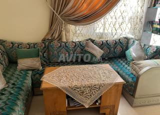 Salon marocain, 2 Rideaux et Table 