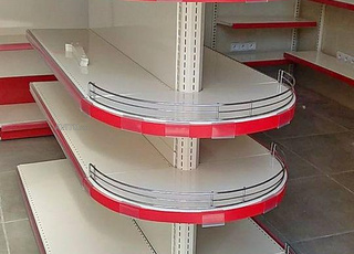 Rayonnage gondole pour les magasins