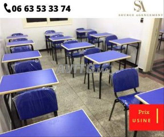 les tables scolaires sans casier