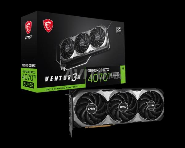 NVIDIA RTX 4070 TI SUPER MSI VENTUS 3X *neuve
