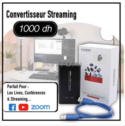 Convertisseur Streaming pour live 