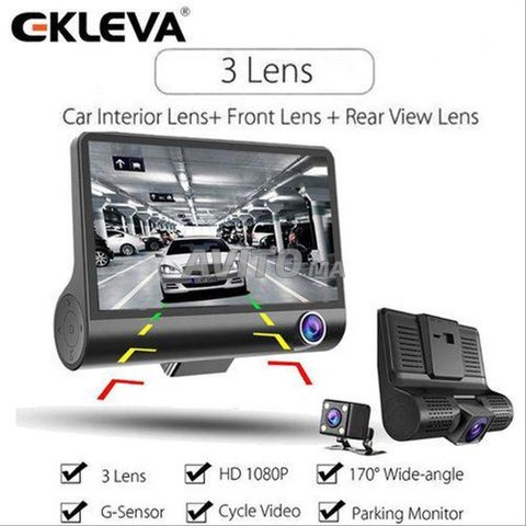 Dashcam - Camera double objectif GPS Grand Angle