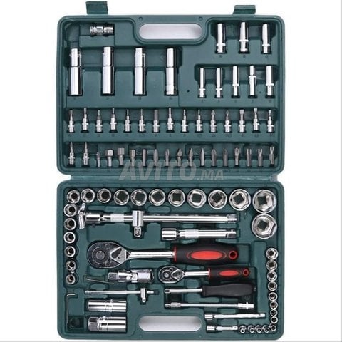 Coffret outils clés 94pcs cliquets 1/2 1/4