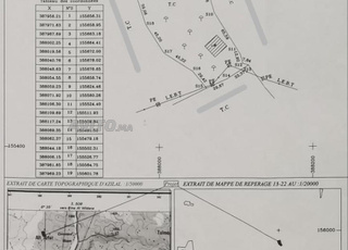 بيع بقعة أرضية فلاحية بمزارع ايت عرفة