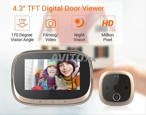 Evonecy Caméra Judas de Porte caméra de Porte