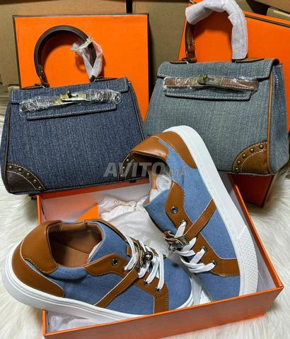 Ensemble Hermes Sac et Sneakers Assortie HR5460