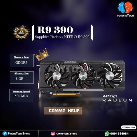Card Graphic SAPPHIRE NITRO R9 390 8GB GDDR5 