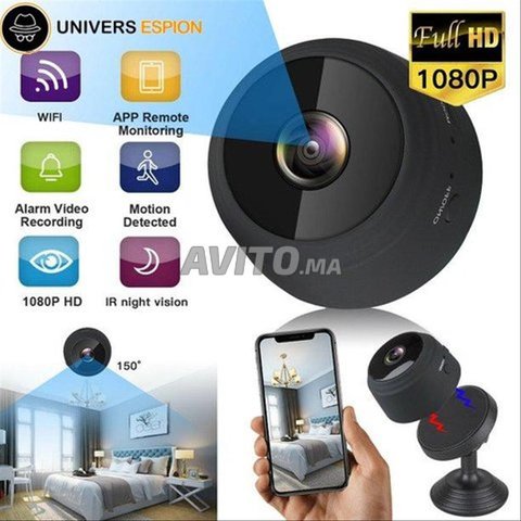 Caméra espion IP Mini A9 1080p HD Sans Fil