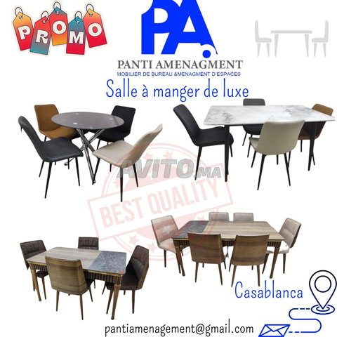 salle à manger de luxe d'importation dispoo