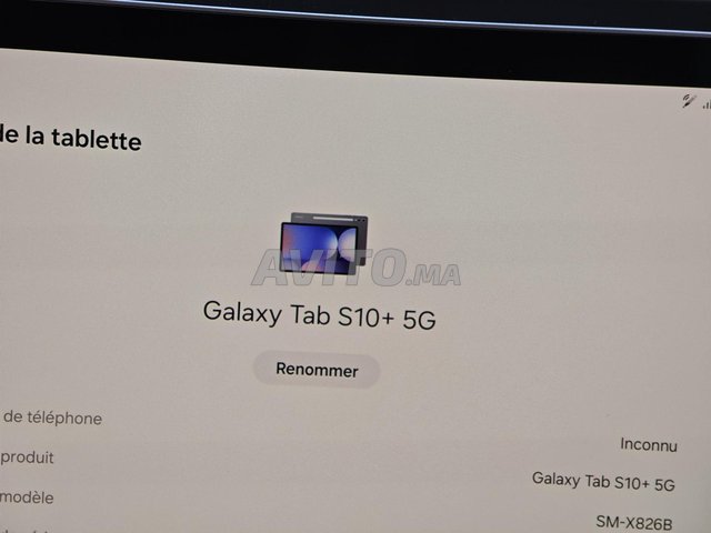 tab Samsung Galaxy S10 plus 5G  