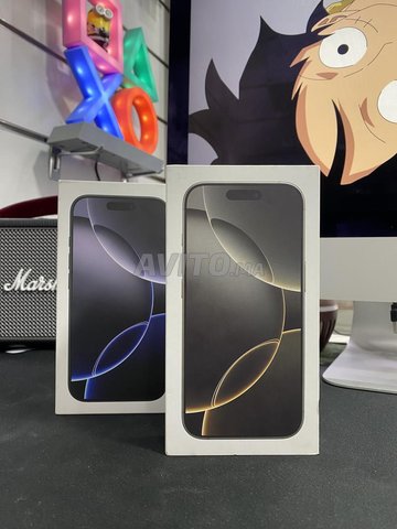 iPhone 16 Pro Natural & Black Titanium