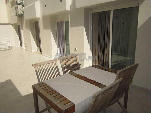 appartement hg en location meublé maarif 130m 