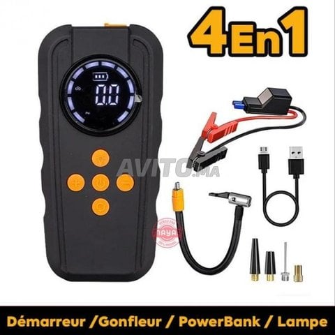 HiMK Démarreur de voiture 4-en-1