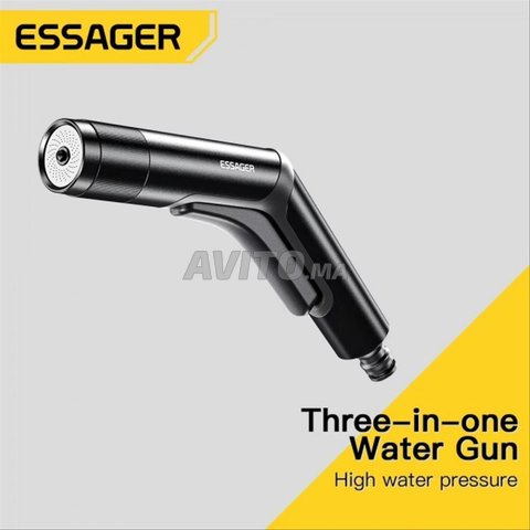 Essager Pistolet à Eau pour Voiture Moto et Jardin