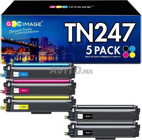 Toners TN247 pour imprimantes Brother 10 pièces