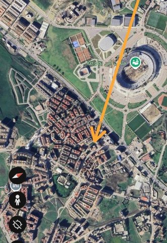 قطعة أرضية للبيع 286 مترخمسة طوابق وجهتين 