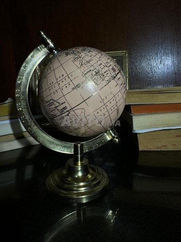 Globe de bureau de style vintage