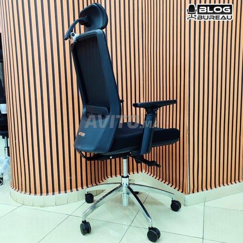 Fauteuil de bureau ergonomique avec appui-tête 