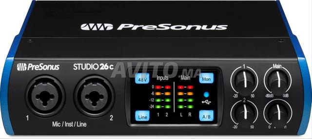 PreSonus studio 26c - واجهة صوتية | أجهزة صوتية عالية الدقة ب وجدة ...