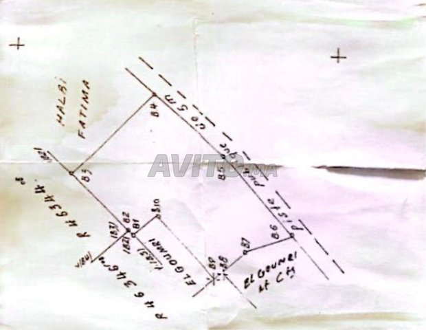 Terrain Proche de route principale jorf lasfar 