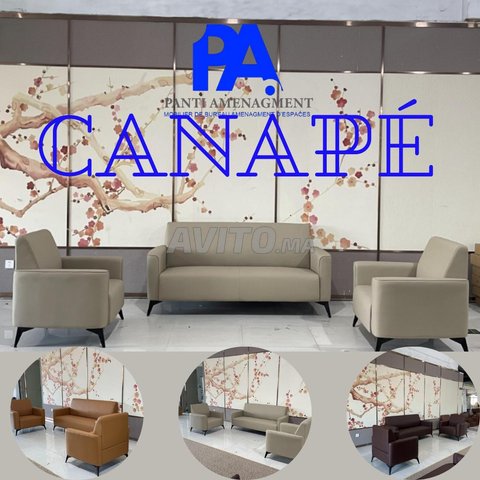 Canapé en similicuir importation 