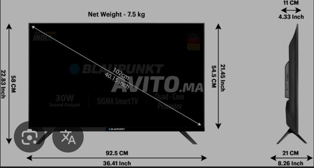 TV LED 102 cm BLAUPUNKT