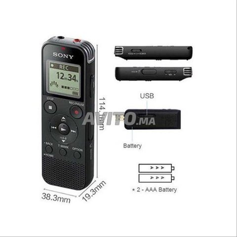 Sony Dictaphone ICD-PX470 4Go MP3 PCM Vocal USB