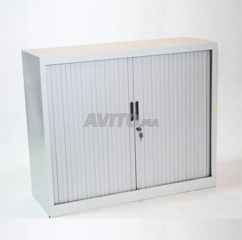 Armoire  blanche porte coulissante