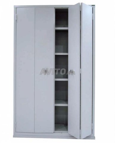 Armoire haute portes pliantes