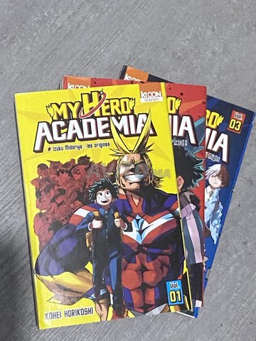 My Hero Academia tome 1/2/3