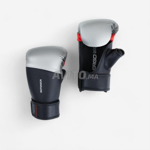 GANTS DE SAC DE FRAPPE 500 NOIR/ARGENT