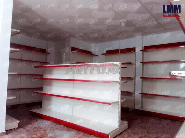 rayonnage supermarché de bon qualité en promo