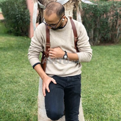 gilet en cuir antivol 