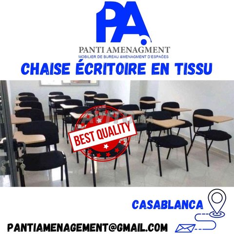 chaise écritoire en tissu à RABAT