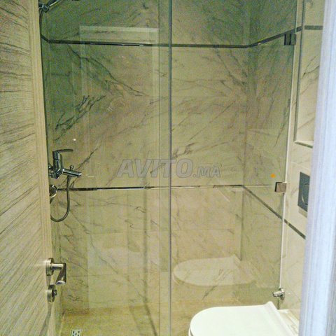 douche verre