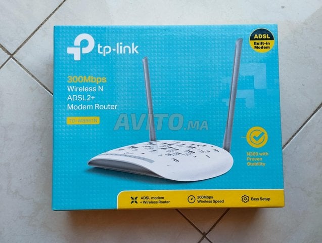 Routeur ADSL tp-link WiFi N 300 Mbps – TD-W8961N