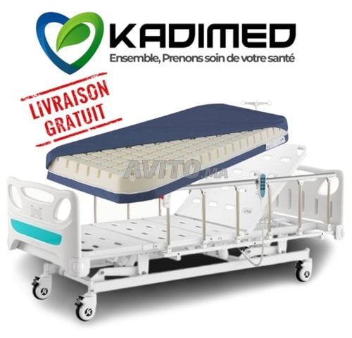 Lit medical electrique  avec potence  serome
