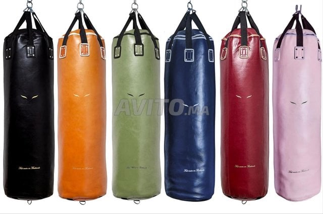 sac de boxe et barre