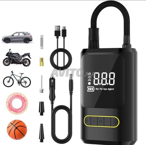 Gonfleur de pneu portable sans fil pour voiture