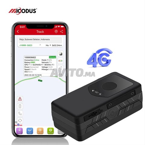  Traceur GPS de Voiture 4G MP90G, 3000mAh Étanche