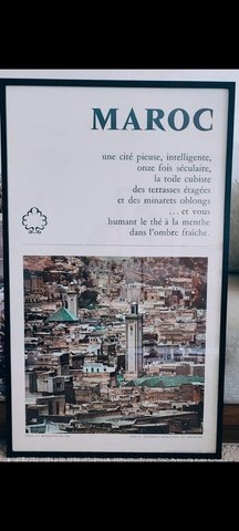 ancienne affiche touristique 