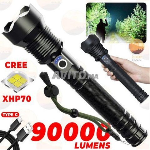 Lampe Torche LED Ultra Puissante XHP90